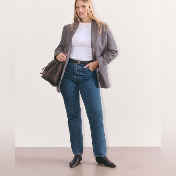 Everlane The ’90s Cheeky Jean Deep Atlantic 25 Crop - Picture 1 of 16